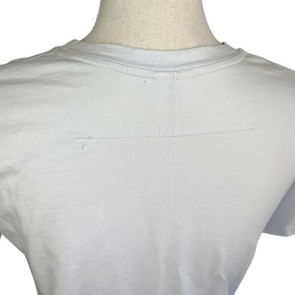 TWOI Crewneck T-shirt periwinkle blue casual everyday basics neutral women’s - Picture 5 of 9